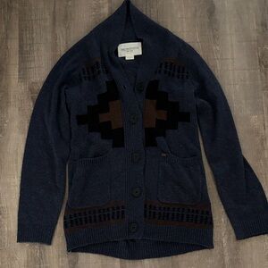 Obey Propaganda Aztec Wolf Cardigan